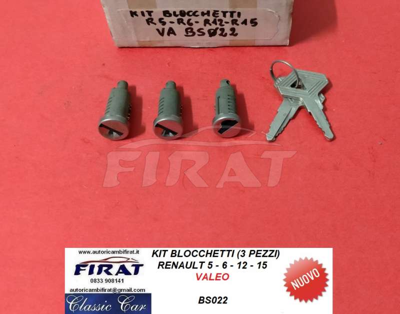 BLOCCHETTI RENAULT 5 - 6 - 12 - 15 (BS022)